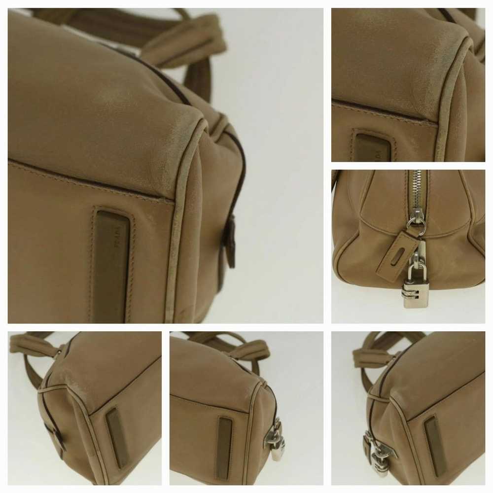 Prada Leather Handbag Beige - image 2