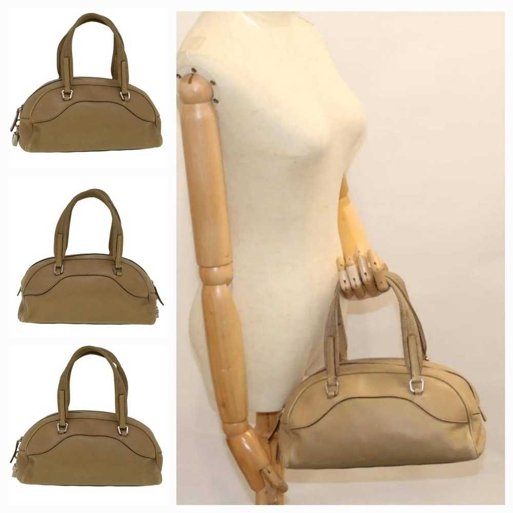 Prada Leather Handbag Beige - image 3