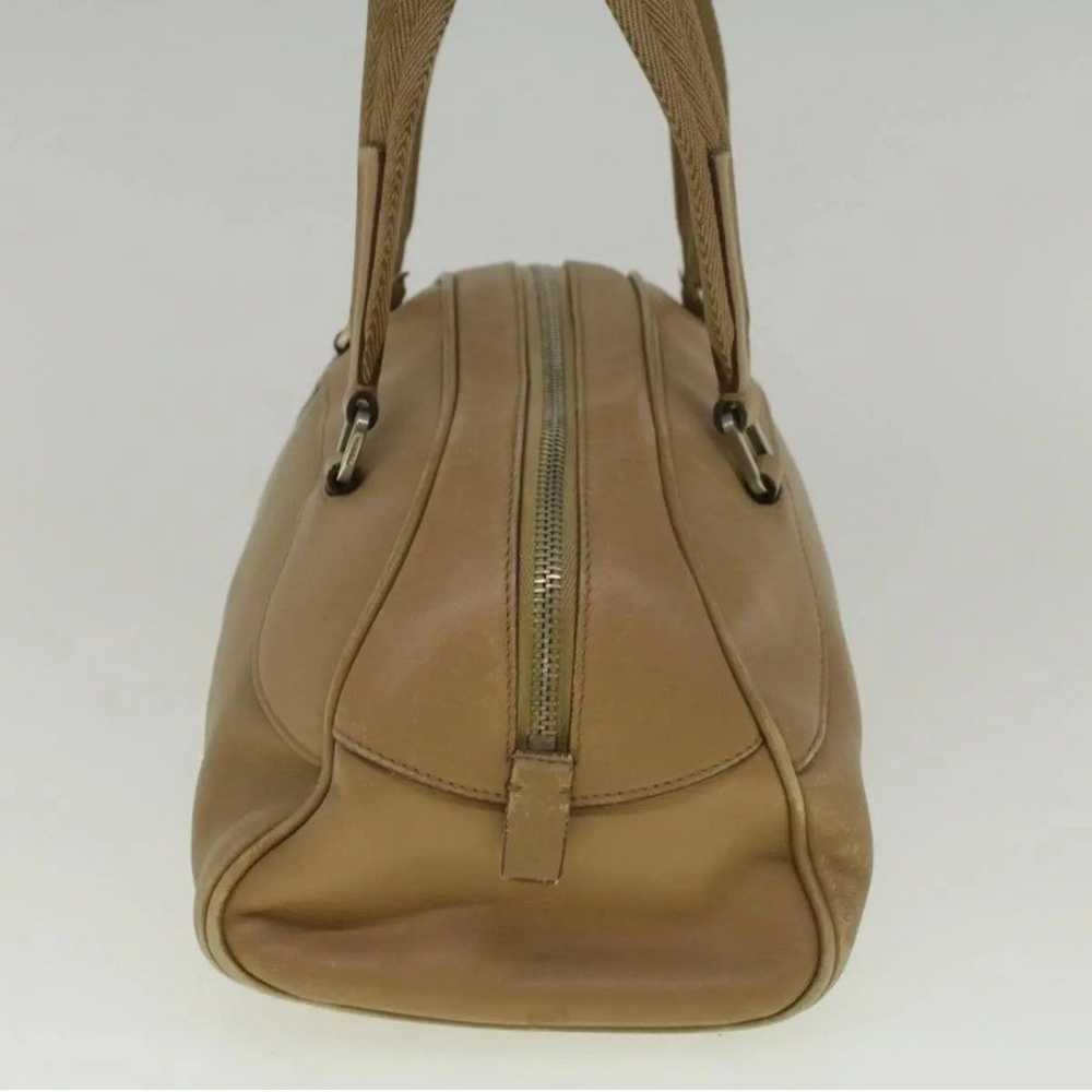 Prada Leather Handbag Beige - image 4