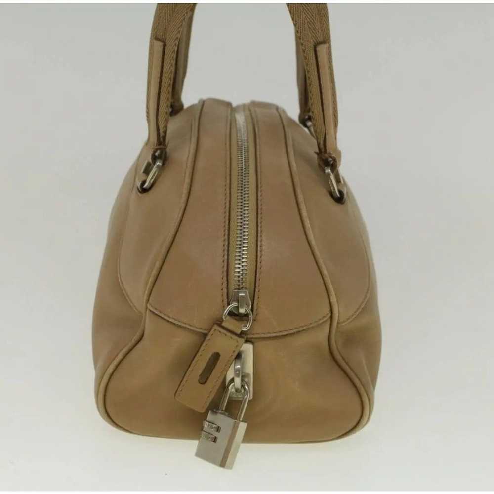 Prada Leather Handbag Beige - image 6