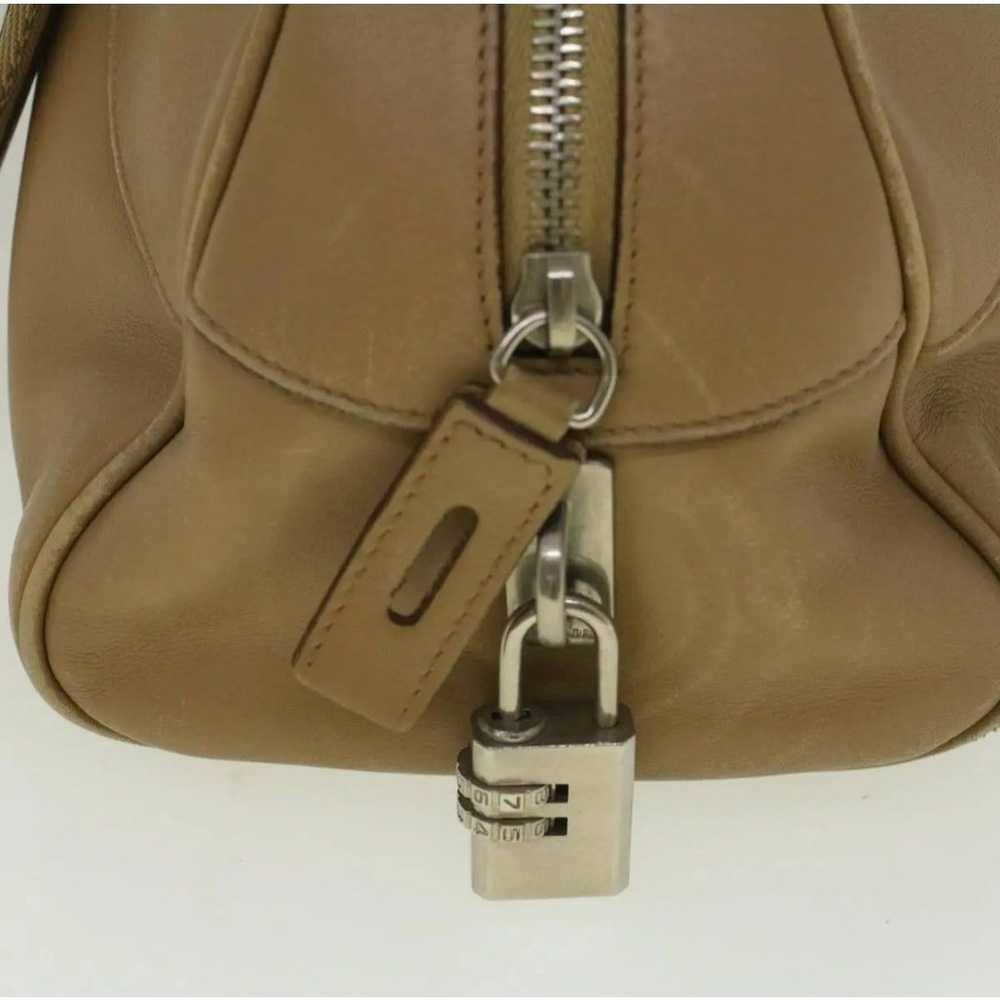 Prada Leather Handbag Beige - image 9