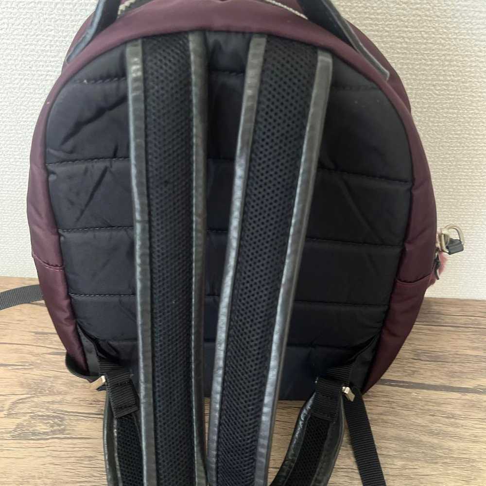 Excellent condition Moncler quilted Bordeaux back… - image 9