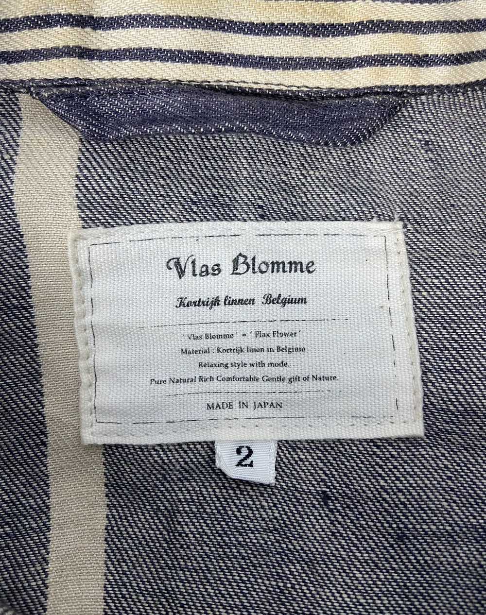 Vlas Blomme Vlas Blomme Navy Hickory Kortrijk Lin… - image 10