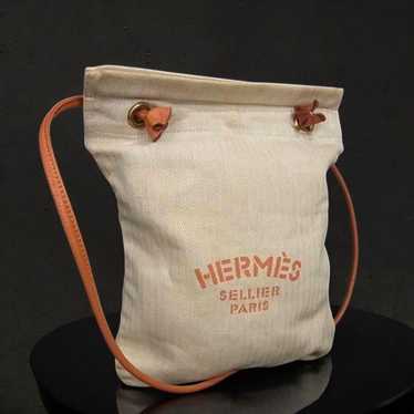 HERMES Hermes Aline PM Toile Chevrons Shoulder Bag