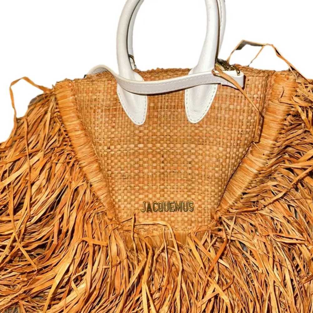 Jacquemus Le Baci Raffia Bag Le petit - Fringe De… - image 1