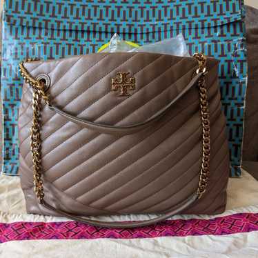 TORY BURCH KIRA CHEVRON TOTE SHOULDER BAG - image 1