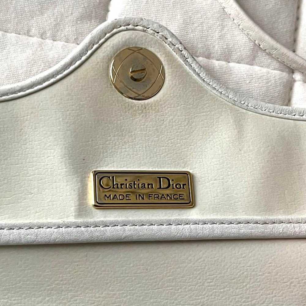 Christian Dior Vintage Shoulder Bag White - image 4