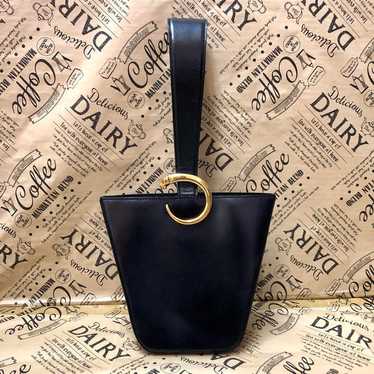 Cartier Panthère Handbag Formal Leather Black FL6… - image 1