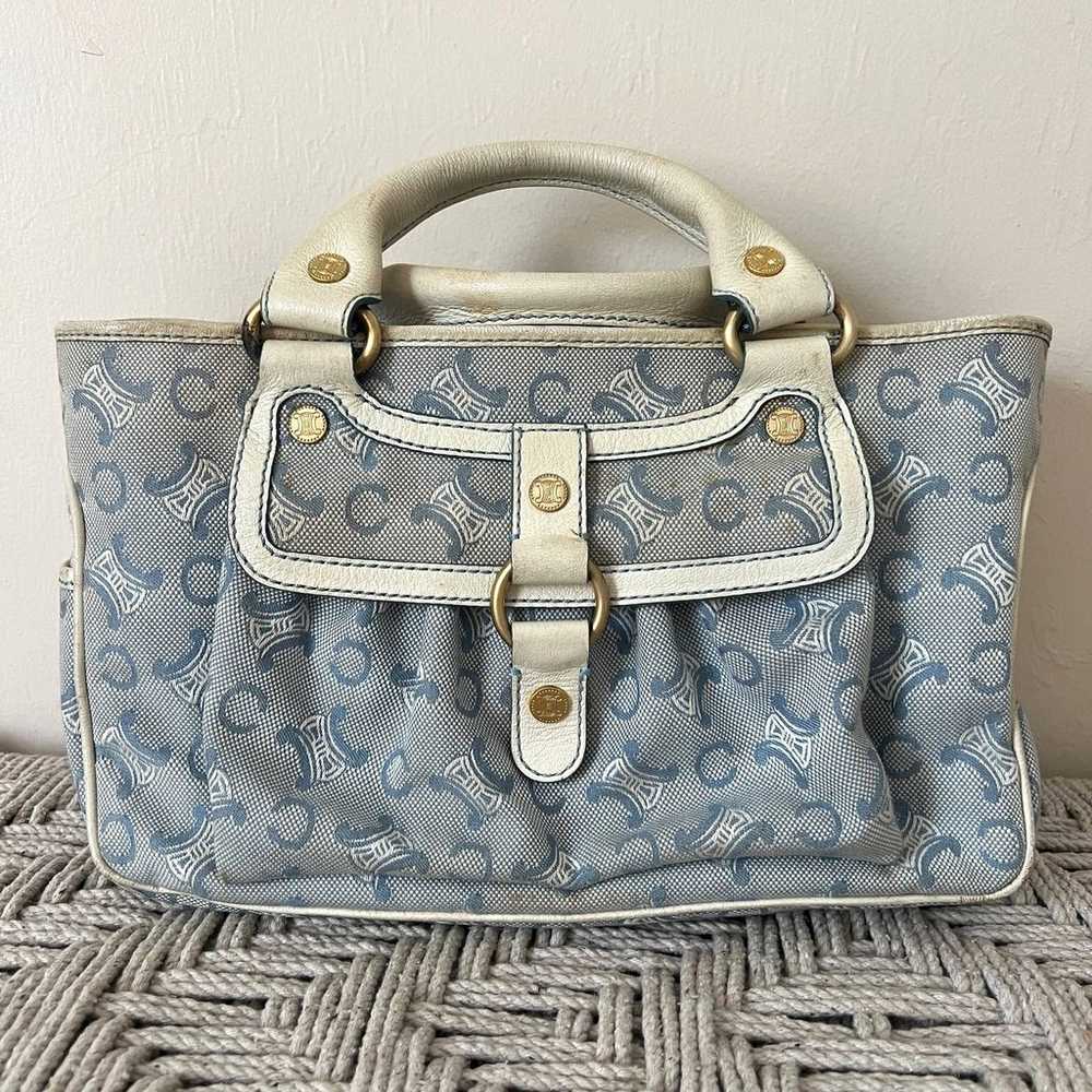 Celine Macadam Boogie Sky Handbag - image 1