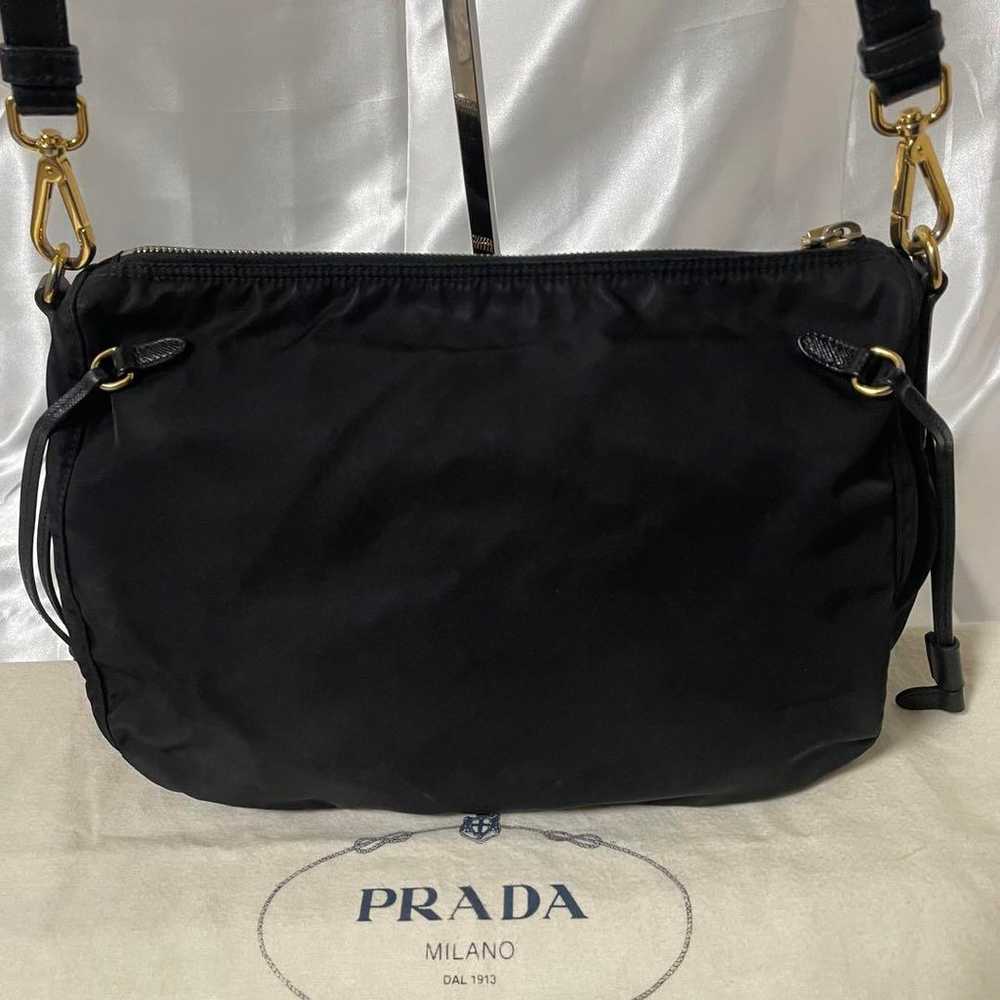 【Excellent Condition】PRADA Nylon Shoulder Bag wit… - image 3