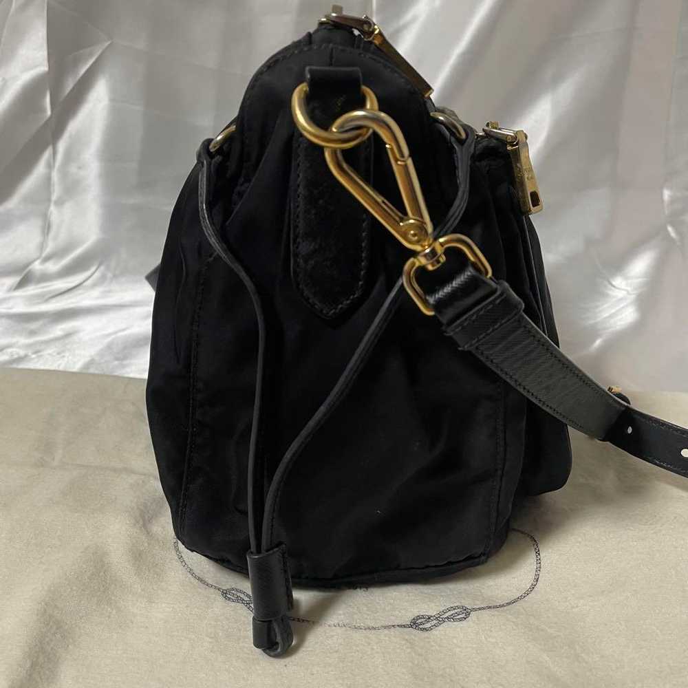 【Excellent Condition】PRADA Nylon Shoulder Bag wit… - image 4