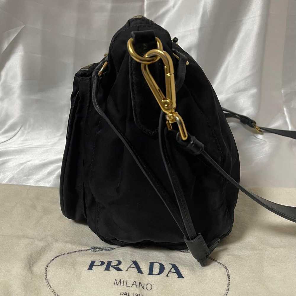 【Excellent Condition】PRADA Nylon Shoulder Bag wit… - image 5