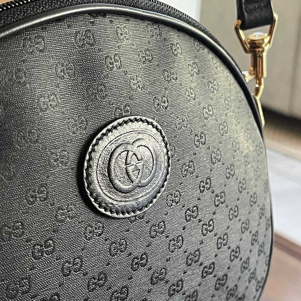 Gucci Black Micro GG Shoulder Bag - image 6