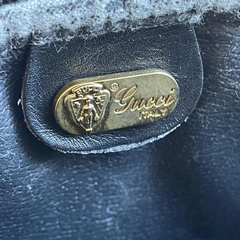 Gucci Black Micro GG Shoulder Bag - image 8