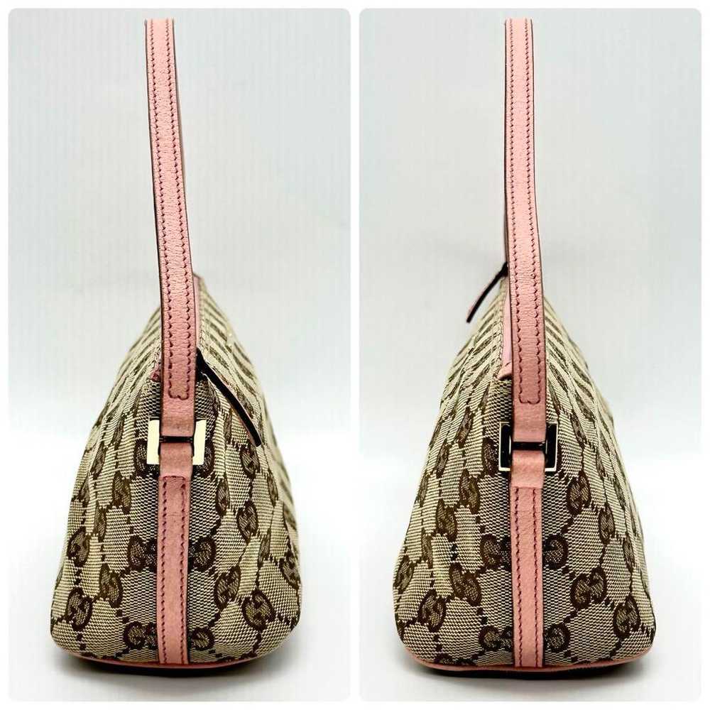 GUCCI accessory pouch handbag GG canvas pink. - image 5