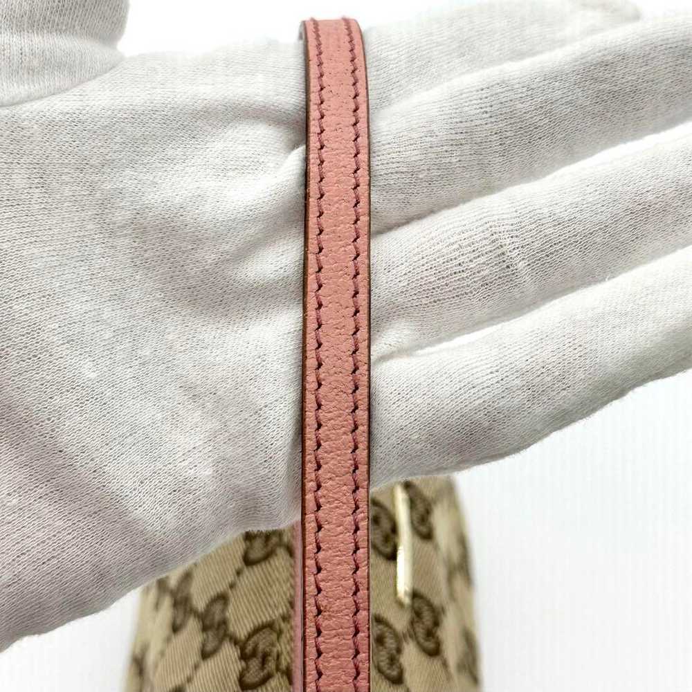 GUCCI accessory pouch handbag GG canvas pink. - image 9