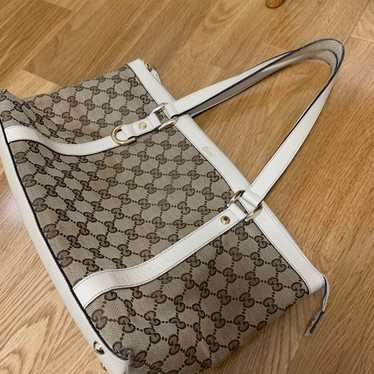 Self-purchase - GUCCI GG pattern tote bag.