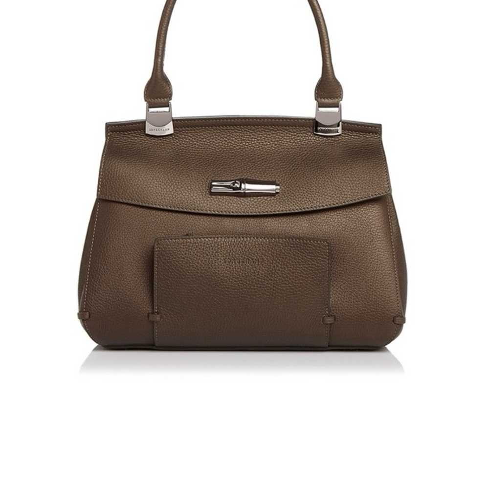 Longchamp leather bag - image 1