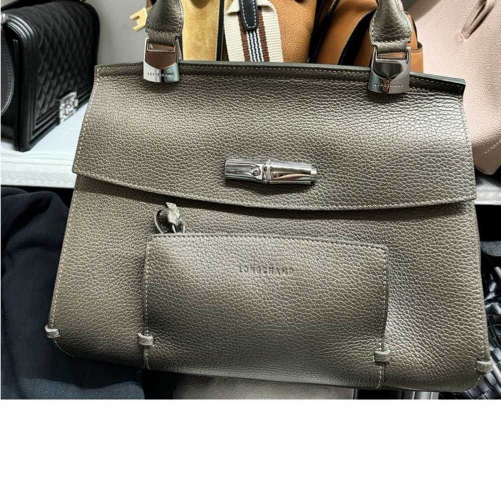 Longchamp leather bag - image 5