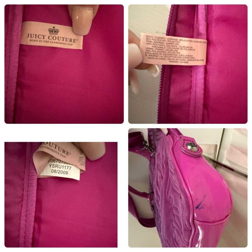 Y2K Vintage Juicy Couture Fuchsia Velour Laptop C… - image 7