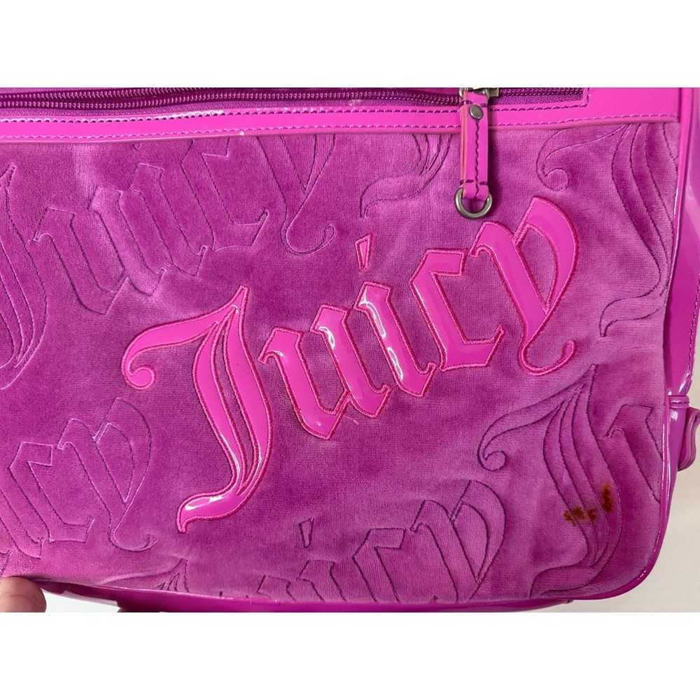 Y2K Vintage Juicy Couture Fuchsia Velour Laptop C… - image 8