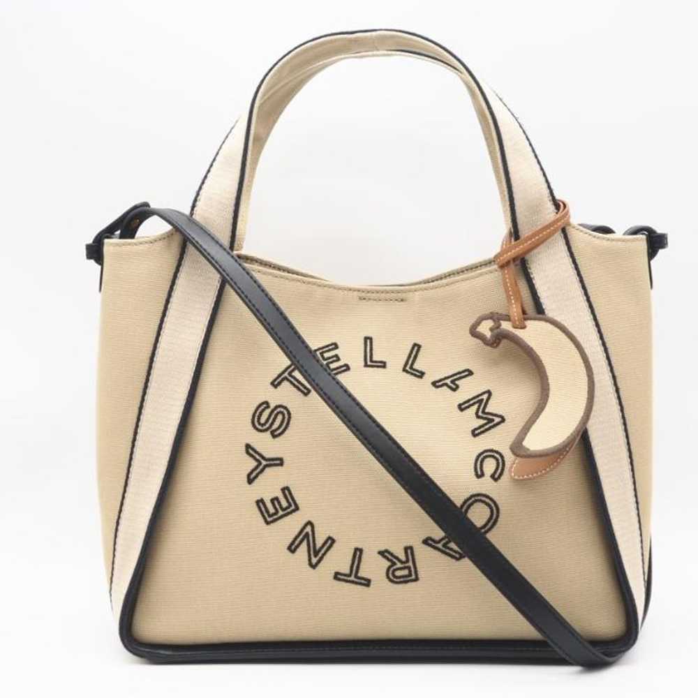 STELLA McCARTNEY 2WAY Bag Canvas Punching Logo - image 5