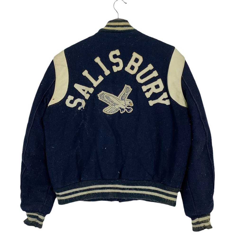 Delong × Varsity × Varsity Jacket Vintage 70s Sal… - image 1