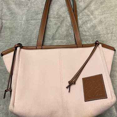 LOEWE Pink Canvas Shoulder Bag