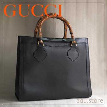 Old Gucci Bamboo Handbag Tote Bag