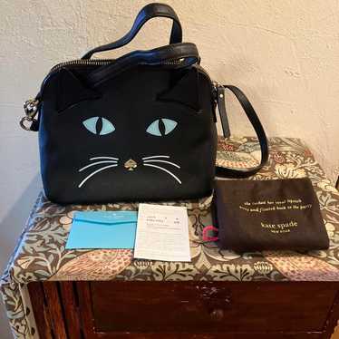 Kate Spade Cat Bag with Shoulder Strap Black - image 1