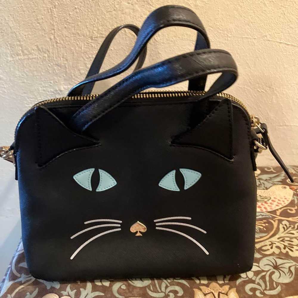 Kate Spade Cat Bag with Shoulder Strap Black - image 2