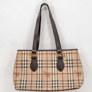 Burberry Bag Shoulder Tote Travel Laptop Leather … - image 1