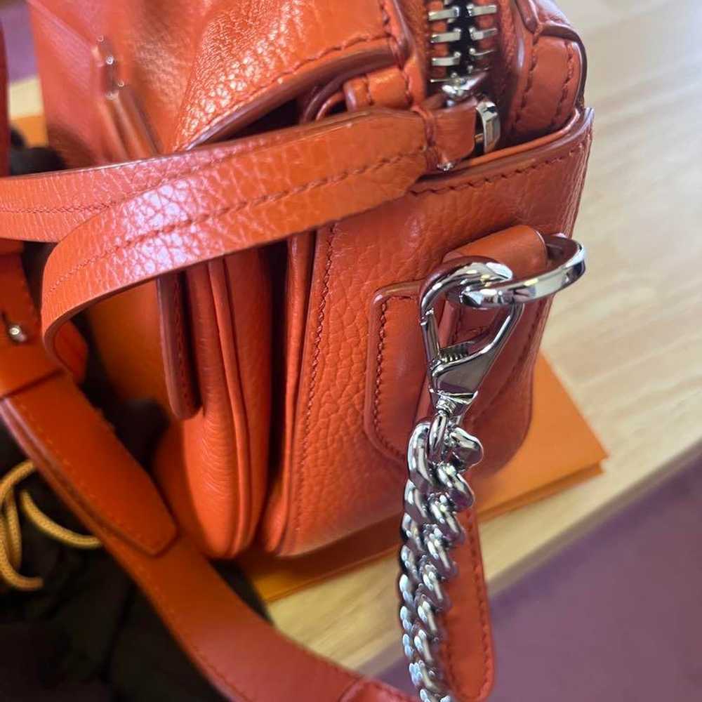 TOD'S Orange Leather Shoulder Bag - image 2