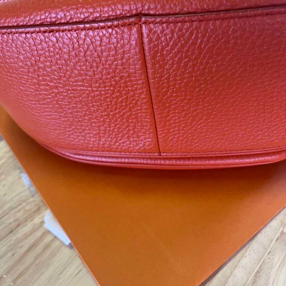 TOD'S Orange Leather Shoulder Bag - image 6