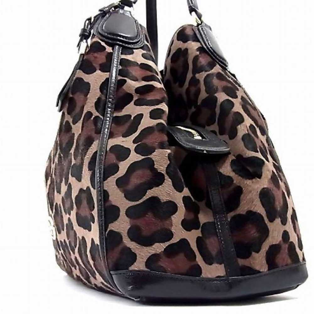 COACH Unused Hair Calf Material Leopard Print Sho… - image 3