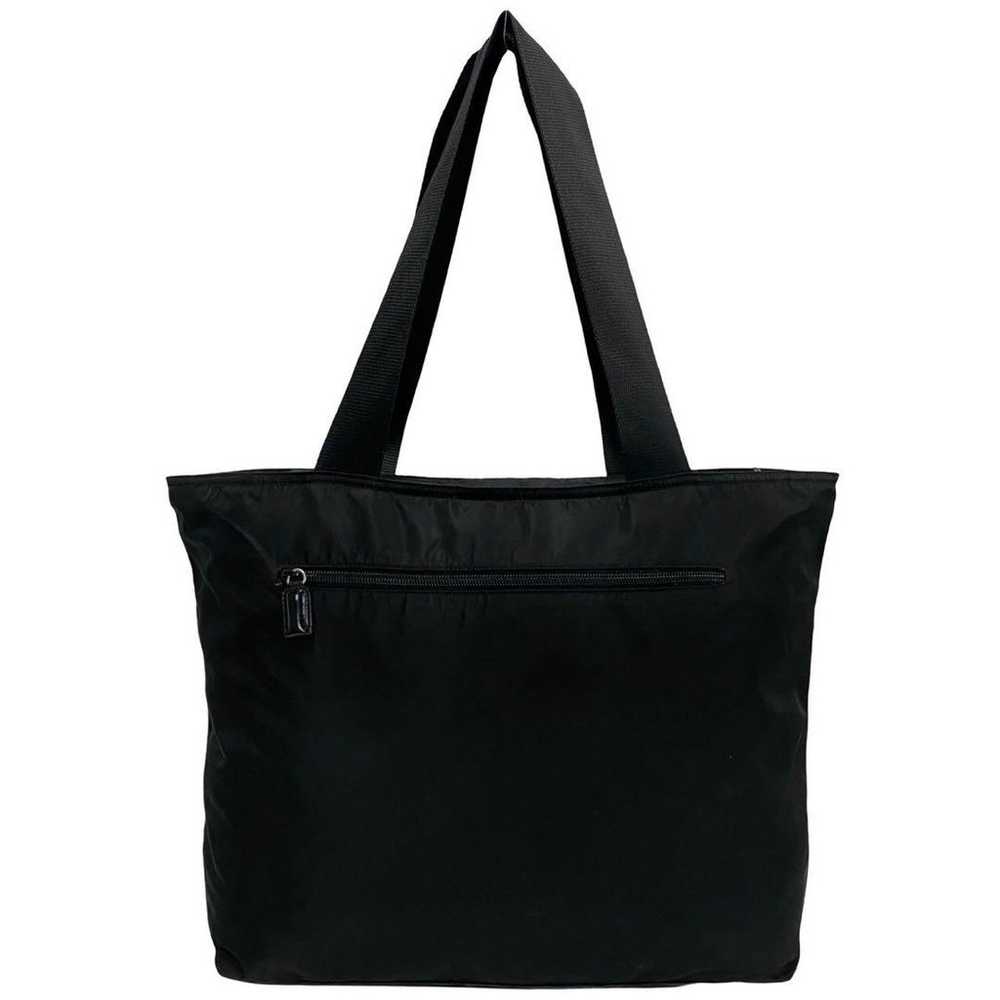 Prada Triangle Logo Hardware Nylon Tote Bag Handb… - image 8