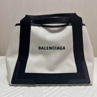 BALENCIAGA Handbag White/Black - image 1