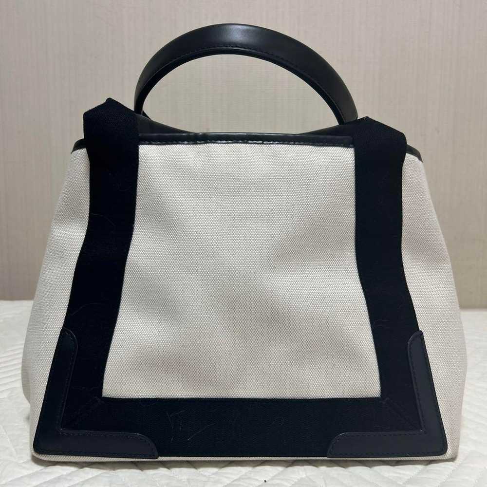 BALENCIAGA Handbag White/Black - image 2