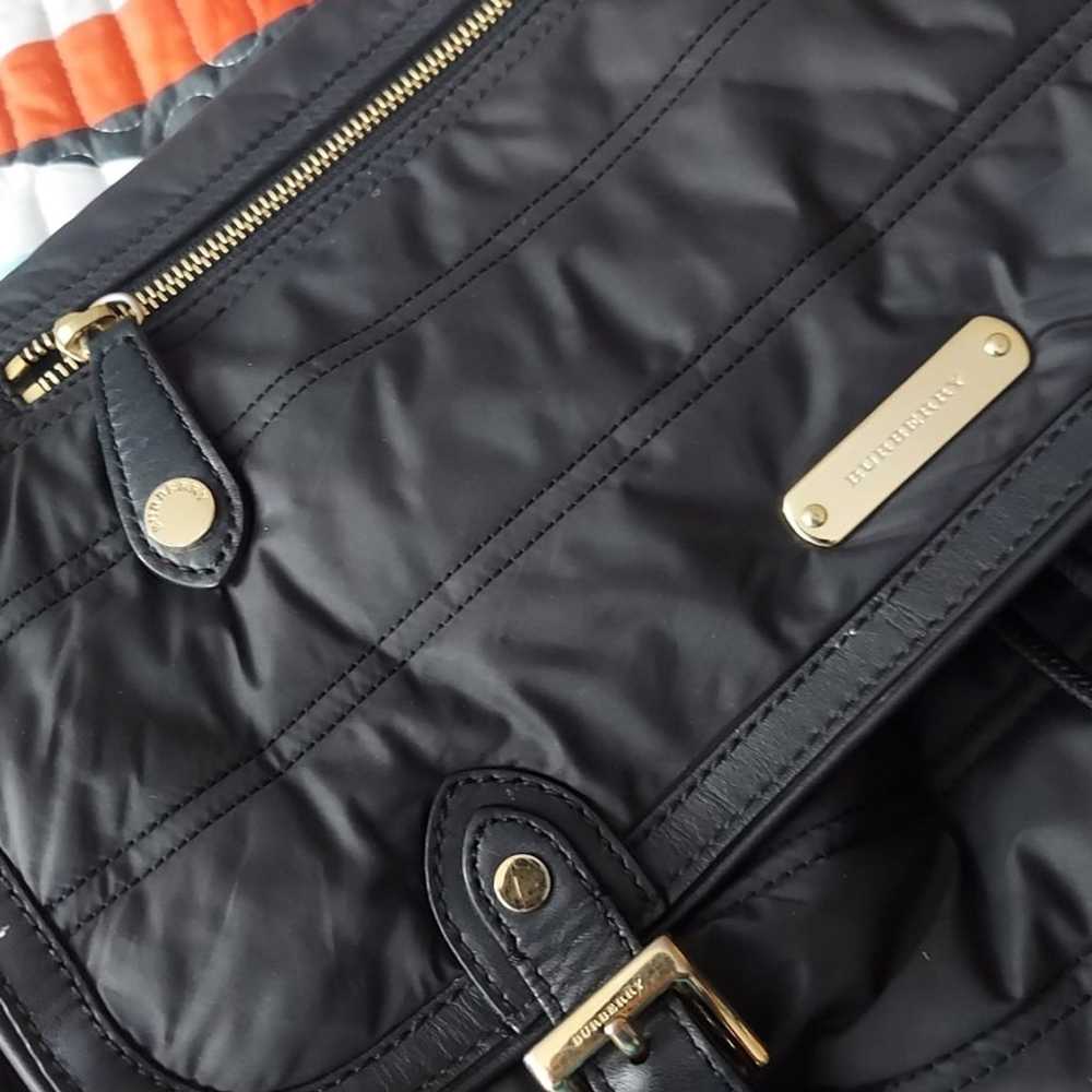 Nylon quilted diper bag black - image 6