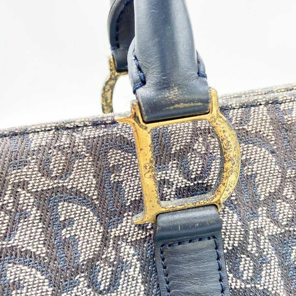 DIOR Dior Trotter Handbag Canvas Leather - image 7