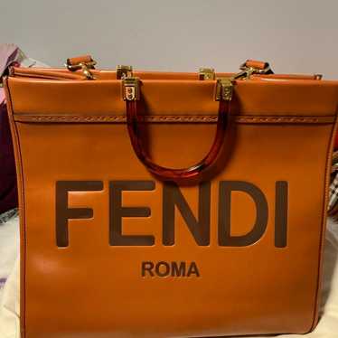 Fendi leather tote bags - image 1