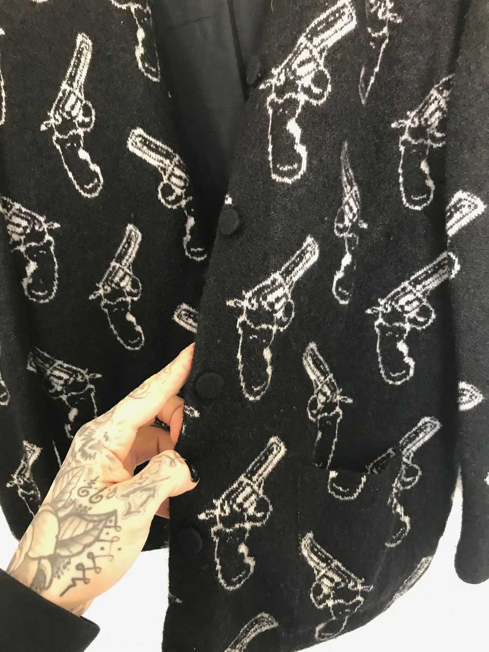 Saint Laurent Paris Hedi Pistol Gun Cardigan - image 3