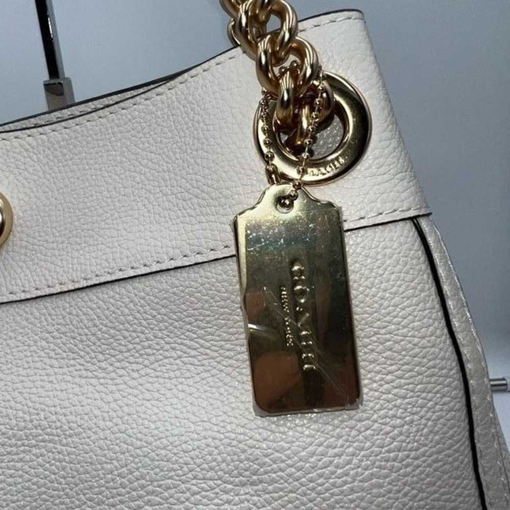 COACH Turnlock Edie Shoulder Bag in Pebble Leather - image 5