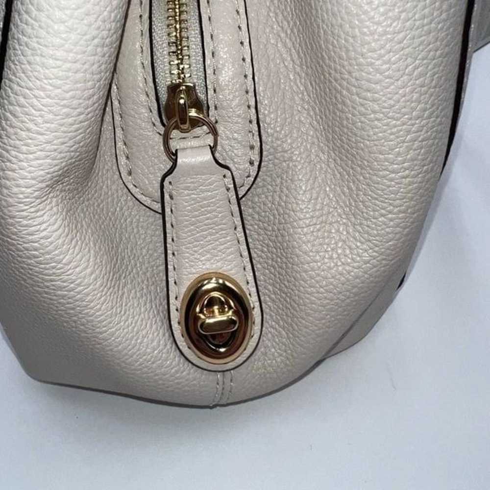 COACH Turnlock Edie Shoulder Bag in Pebble Leather - image 7