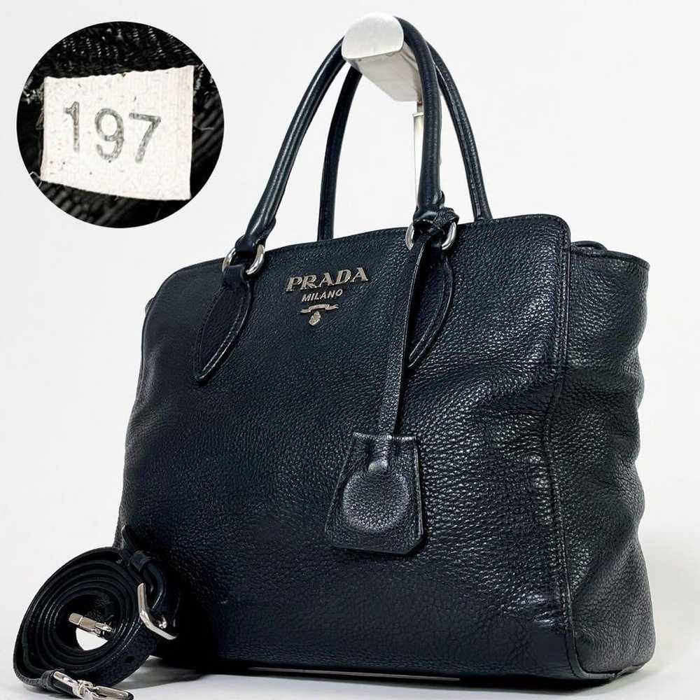 ✨Excellent Condition✨ PRADA Vitello Phoenix Shoul… - image 1