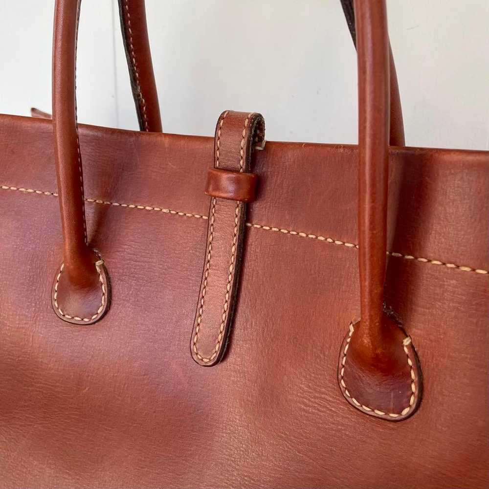 Henry Cuir / Leather Tote Bag - Vegetable Tanned … - image 3