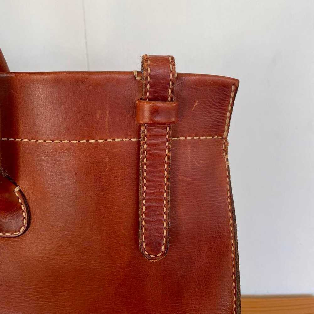 Henry Cuir / Leather Tote Bag - Vegetable Tanned … - image 5