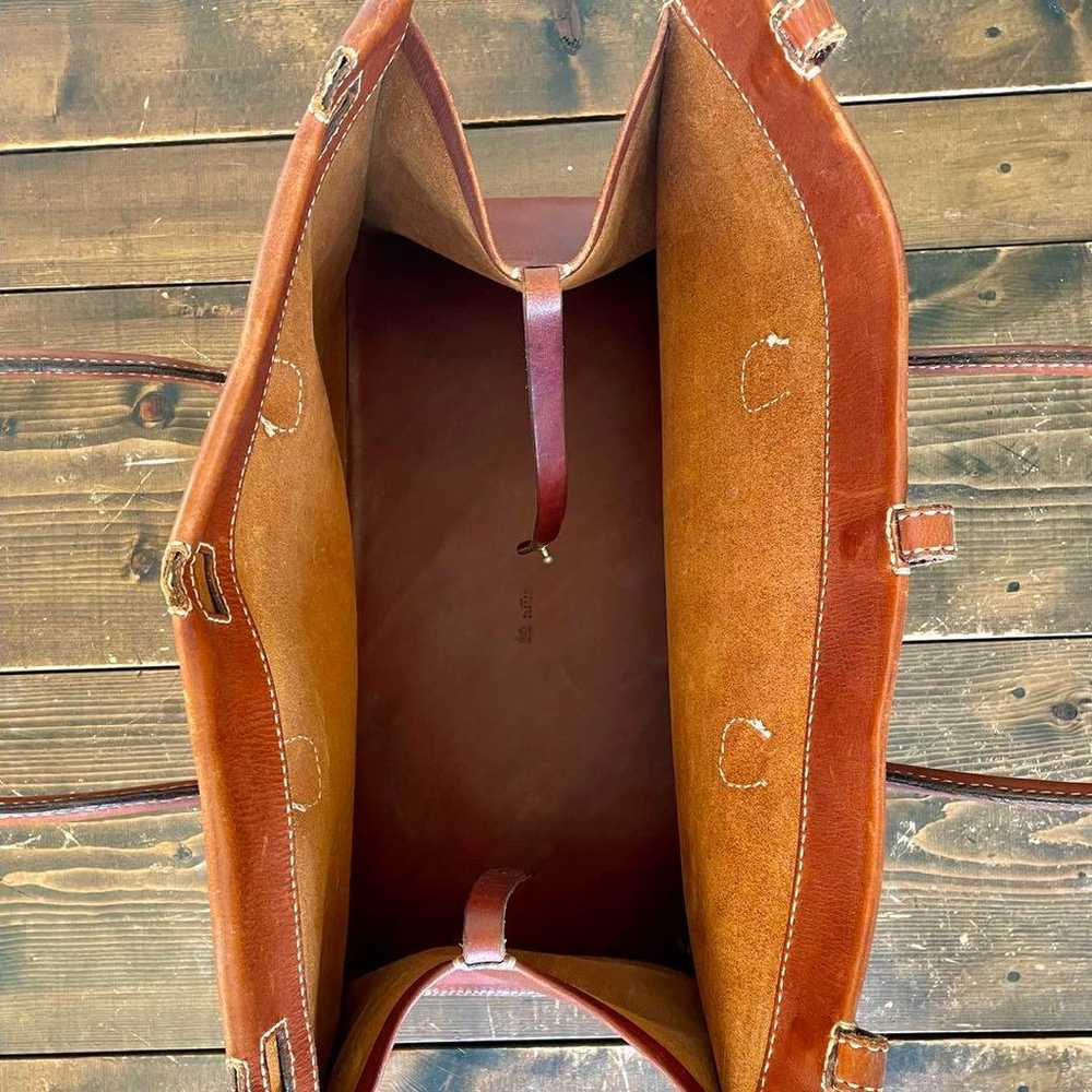 Henry Cuir / Leather Tote Bag - Vegetable Tanned … - image 7