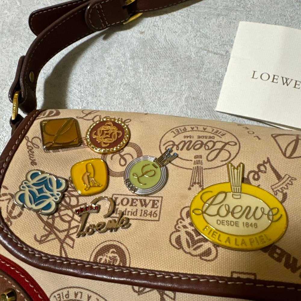 LOEWE Shoulder Bag Beige/Red - image 2