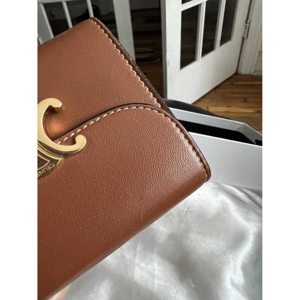 Celine Triomphe leather wallet - image 12